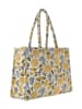 BLE Schoudertas wit/geel - (B)40 x (H)32 x (D)14 cm