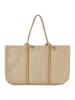 BLE Shopper bag w kolorze beżowym - 50 x 33 x 10 cm