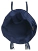 BLE Torebka w kolorze granatowo-białym - 30 x 27 x 17 cm