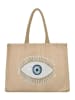 BLE Shopper bag w kolorze beżowym - 42 x 32 x 12 cm