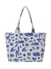 BLE Shopper in Weiß/ Blau - (B)42 x (H)35 x (T)20 cm