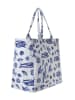 BLE Shopper in Weiß/ Blau - (B)42 x (H)35 x (T)20 cm