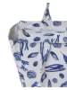 BLE Shopper in Weiß/ Blau - (B)42 x (H)35 x (T)20 cm