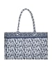 BLE Shopper in Weiß/ Dunkelblau - (B)45 x (H)37 x (T)20 cm