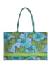 BLE Shopper lichtblauw/groen - (B)58 x (H)32 cm