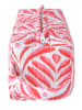 BLE Kosmetiktasche in Weiß/ Rot/ Rosa - (B)22 x (H)10 x (T)10 cm