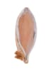 BLE Kosmetyczka w kolorze biało-pomarańczowym - 22 x 19 x 2 cm