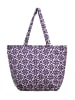 BLE Schoudertas paars - (B)30 x (H)30 x (D)15 cm