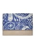 BLE Clutch beige/blauw - (B)26 x (H)19 x (D)2 cm