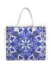 BLE Shopper bag w kolorze niebieskim - 43 x 35 x 12 cm