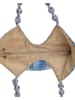 BLE Torebka w kolorze niebiesko-białym - 40 x 30 x 10 cm