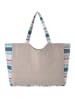 BLE Torebka w kolorze kremowo-turkusowym - 47 x 33 x 17 cm