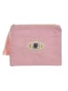 BLE Clutch lichtroze - (B)22 x (H)18 x (D)1 cm