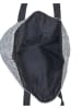 BLE Schultertasche in Schwarz/ Weiß - (B)32 x (H)30 x (T)15 cm