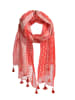 BLE Schal in Rot/ Weiß - (L)180 x (B)100 cm