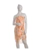 BLE Schal in Orange/ Weiß - (L)180 x (B)100 cm