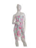 BLE Schal in Pink/ Grün/ Weiß - (L)180 x (B)100 cm