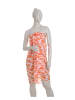 BLE Schal in Orange/ Weiß - (L)180 x (B)110 cm