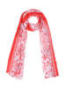 BLE Sjaal rood/wit - (L)180 x (B)100 cm