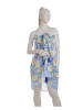 BLE Schal in Blau/ Gelb - (L)180 x (B)110 cm