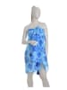 BLE Schal in Blau/ Weiß - (L)180 x (B)110 cm