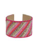 BLE Armspange in Beige/ Pink