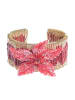 BLE Armband goudkleurig/roze