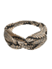 BLE Haarband in Schwarz/ Beige