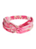 BLE Haarband roze/wit