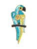 BLE Broche turquoise/geel