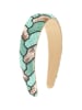 BLE Haarband groen/beige