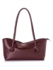 Lucky Bees Schultertasche in Bordeaux - (B)38 x (H)18 x (T)14 cm