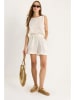 Bianco Lucci 2-delige outfit wit