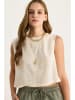 Bianco Lucci Blousetop beige