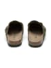 BABUNKERS Family Leren clogs groen