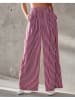 Milan Kiss Hose in Bordeaux/ Creme