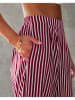 Milan Kiss Hose in Bordeaux/ Creme