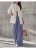 Milan Kiss Hose in Blau/ Creme