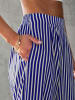 Milan Kiss Broek wit/blauw