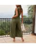 Milan Kiss Jumpsuit in Khaki