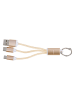 GRUNDIG Uniwersalne kable (2 szt.) w kolorze złotym i srebrnym do ładowania - dł.13cm