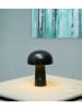 GRUNDIG LED-Tischleuchte ''Mushroom'' in Schwarz - (H)17 x Ø 13 cm