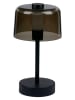 GRUNDIG LED-Tischleuchte in Schwarz - (H)24,2 x Ø 13 cm