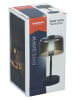 GRUNDIG Lampa stołowa LED w kolorze czarnym - wys. 24,2 x Ø 13 cm