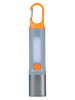 GRUNDIG LED-Taschenlampe in Silber/ Orange - (H)17 x Ø 3,1 cm