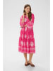 Cream Jurk roze