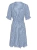 Cream Kleid in Weiß/ Blau