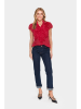 SAINT TROPEZ Bluse in Rot