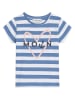 Danamade Shirt "Fenja" blauw/ wit