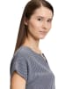 BETTY & CO Shirt in Dunkelblau/ Weiß